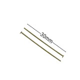 Γράνες Μεταλλικές 30mm (50 τεμ) - Μπρονζέ
