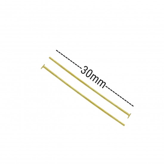 Γράνες Μεταλλικές 30mm (50 τεμ) - Χρυσό