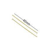 Γράνες Μεταλλικές 40mm (50 τεμ) - Χρυσό
