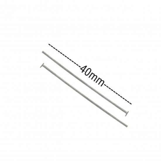 Γράνες Μεταλλικές 40mm (50 τεμ) - Ασημί Γράνες Μεταλλικές 40mm (50 τεμ) - Ασημί