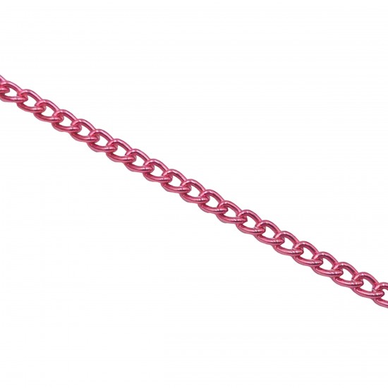 Αλυσίδες Αλουμίνιο 8x6mm (1 μέτρο) - Φούξια Αλυσίδες Αλουμίνιο 8x6mm (1 μέτρο) - Φούξια