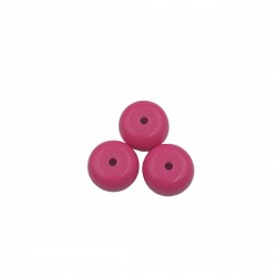 Χάντρες Ακρυλικές 15x10mm (8 τεμ) - Φούξια