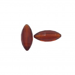 Χάντρες Ακρυλικές 39x16mm (6 τεμ) - Καφέ