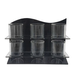 Stand Βραχιολιών 24x12x16cm (1 τεμ) - Μαύρο