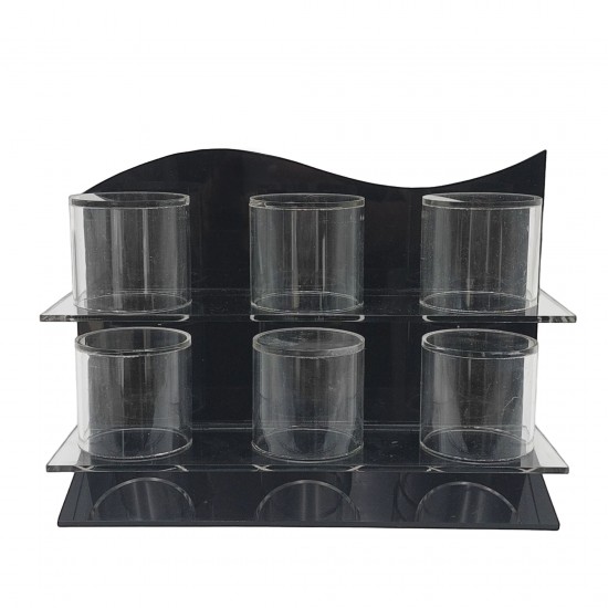 Stand Βραχιολιών 24x12x16cm (1 τεμ) - Μαύρο
