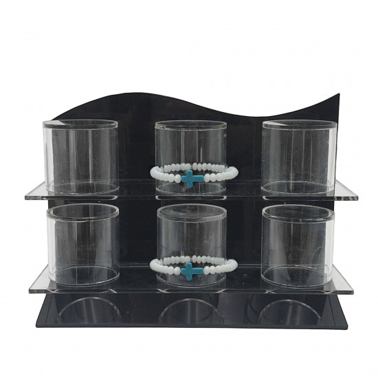 Stand Βραχιολιών 24x12x16cm (1 τεμ) - Μαύρο