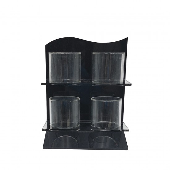 Stand Βραχιολιών 15x12x16cm (1 τεμ) - Μαύρο