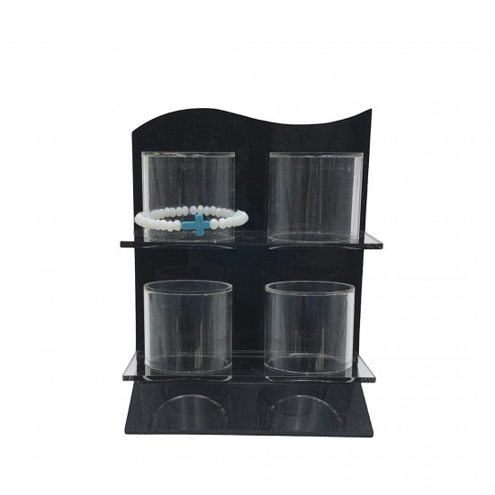 Stand Βραχιολιών 15x12x16cm (1 τεμ) - Μαύρο
